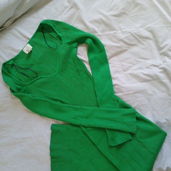 H&M green midi dress - Picture 5 of 6